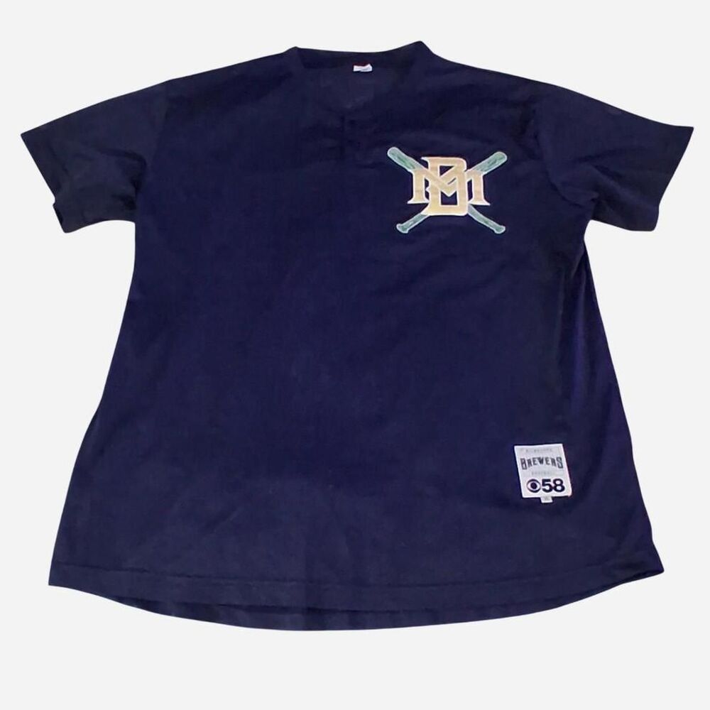 Mlb Men's Navy and Blue Jersey